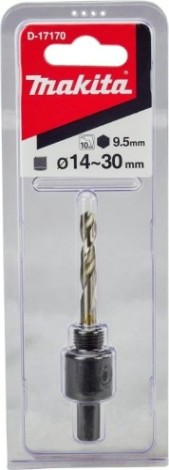 Адаптер для биметаллической коронки MAKITA D-17170 14-29мм 10мм хвост