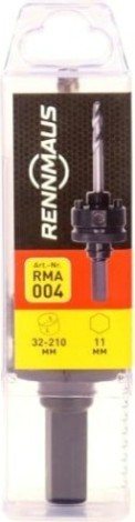 Адаптер для биметаллической коронки RENNMAUS A4 11 мм, 32-210 мм шестигранный хвостовик [13104760001]