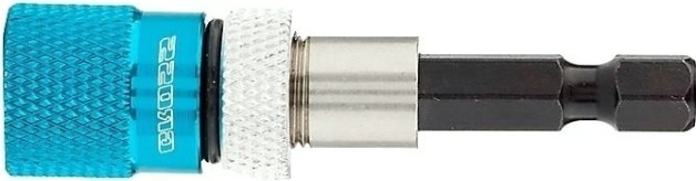 Адаптер для бит GROSS 1/4" с ограничителем и двойным магнитом [11317]