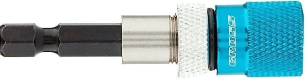 Адаптер для бит GROSS 1/4" с ограничителем и двойным магнитом [11317]