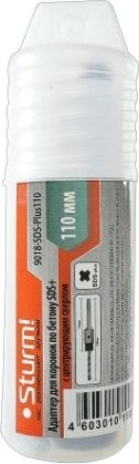 Адаптер для перфораторов SDS-plus Sturm 9018-SDS-Plus110 по бетону (с центрир. сверлом) 110 мм Адаптер для перфораторов SDS-plus Sturm 9018-SDS-Plus110 по бетону (с центрир. сверлом) 110 мм