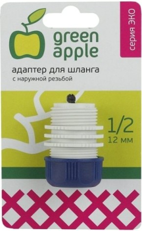 Адаптер для шланга GREEN APPLE 1/2" Eco внешняя резьба GAEA20-11 Адаптер для шланга GREEN APPLE 1/2" Eco внешняя резьба GAEA20-11