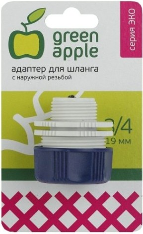 Адаптер для шланга GREEN APPLE 3/4" Eco внешняя резьба GAEA20-12