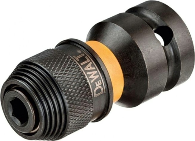 Адаптер для ударного гайковерта DeWALT 52 мм DT7508-QZ 1/2 дюйма, – внутренний шестигранник 1/4 дюйма [DT7508-QZ]