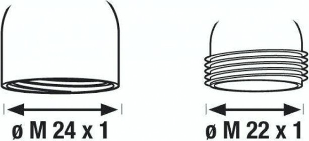 Адаптер GARDENA с аэратором для бытовых кранов 18210-20.000.00 [18210-20.000.00]