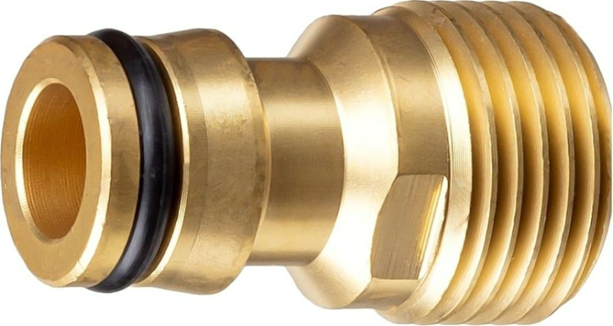 Адаптер GRINDA BE-12 proline 1/2", штуцерный с внешней резьбой, из лату [8-426115]