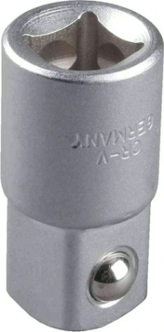 Адаптер KRAFTOOL "INDUSTRIE QUALITAT" увеличивающий для торцовых головок, 1/4" fx3,8"m [27840_z01]