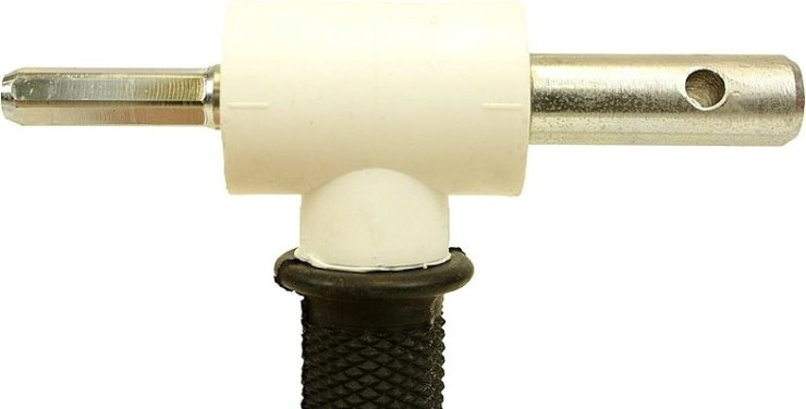 Адаптер на шуруповерт СОЮЗ 40309-20-1ПС для шнека по льду на подшипниках, пласт. корпус