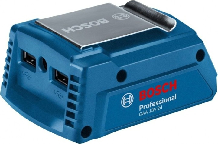 Адаптер питания для аккумулятора BOSCH GAA 18V-24 USB 2x1.2Ач [1600A00J61]