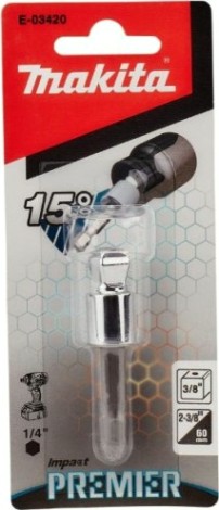 Адаптер с углом наклона MAKITA Impact Premier SQ 3/8" 60 мм E-03420 [E-03420]