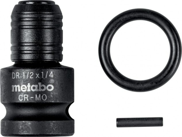 Адаптер ударный 1/2" НА 1/4" E6,3, METABO 3 ПРЕДМЕТА [628837000]