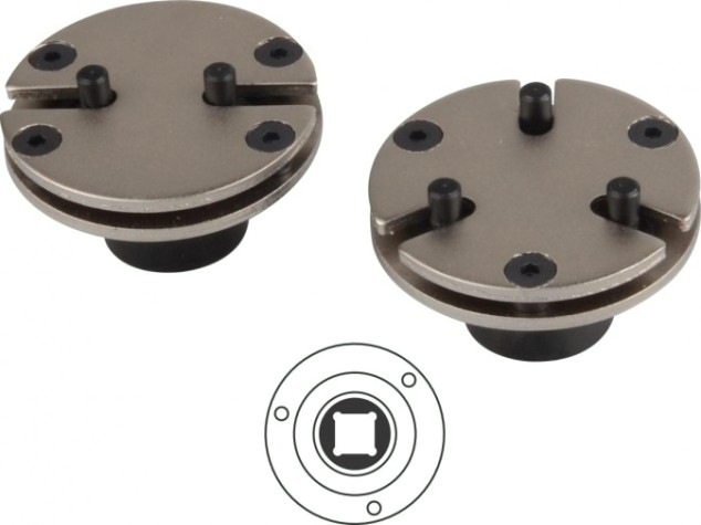 Адаптеры для утапливания поршней тормоз. цилиндра МАСТАК 102-00002 к набору 102-00003 Адаптеры для утапливания поршней тормоз. цилиндра МАСТАК 102-00002 к набору 102-00003