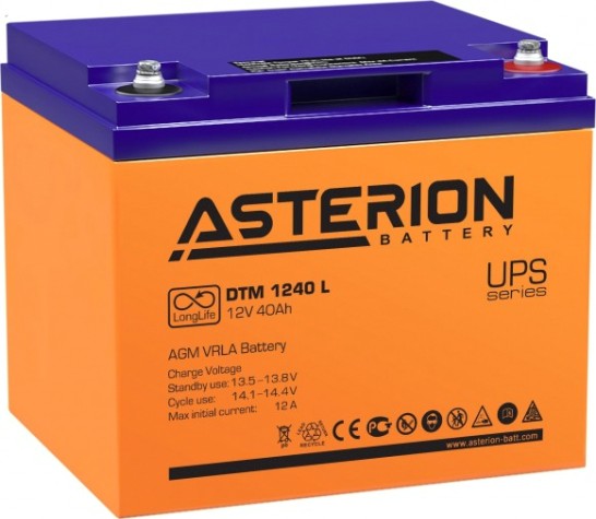 Аккумулятор ASTERION DTM 1240 L [Asterion DTM 1240 L NC]