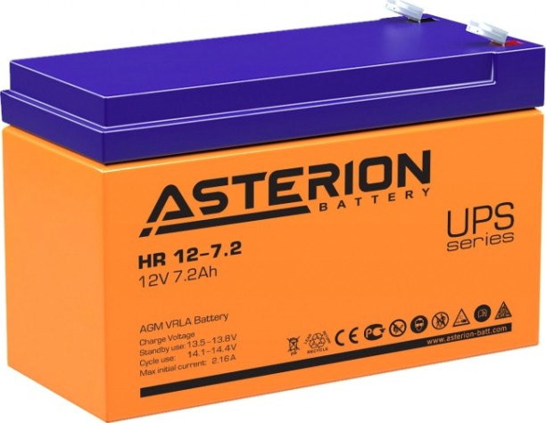Аккумулятор ASTERION HR 12-7.2 F2 [ASTERION HR 12-7.2]