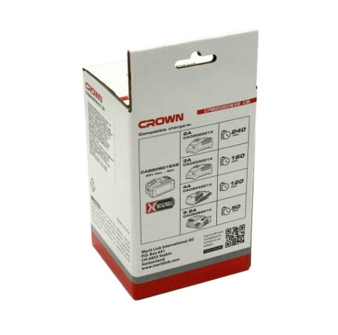 Аккумулятор Crown 20.0В 8,0 Ач Li-ion [CAB208016XE CB]