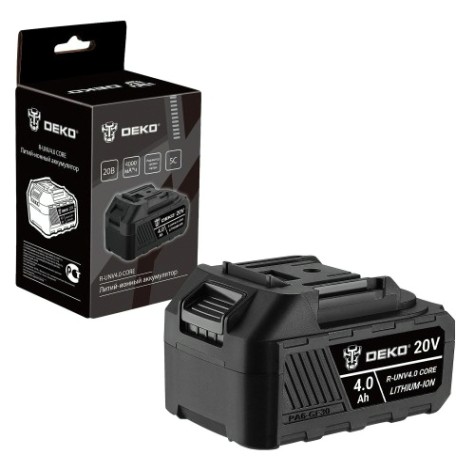 Аккумулятор DEKO 20V 4.0Ah Li-ion R-UNV4.0 CORE [083-1015]