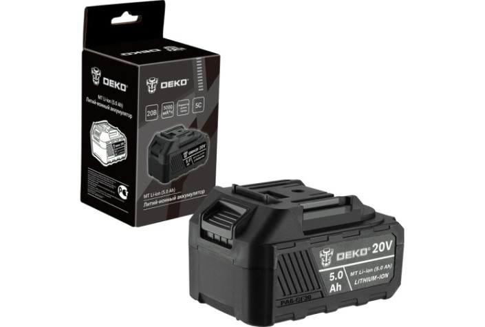 Аккумулятор DEKO 20V 5.0Ah Li-ion 084-1063 [084-1063]