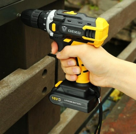 Аккумулятор DEKO для дрели-шуруповерта dkcd16fu-li, 16в, 1,5а*ч [063-4051]