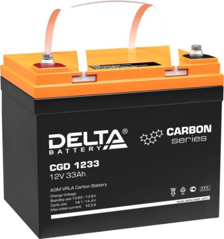 Аккумулятор Delta CGD 1233 (AGM) Carbon