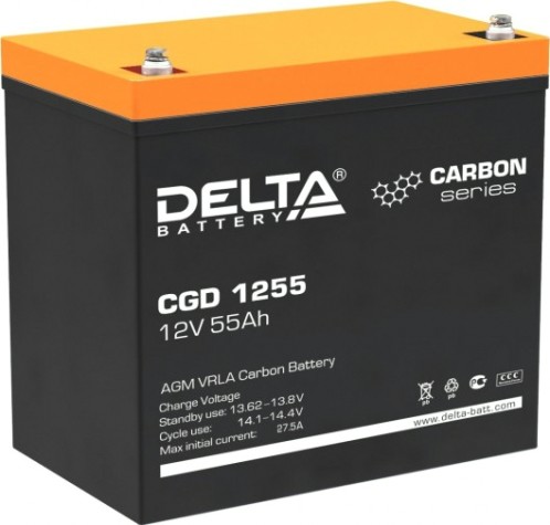Аккумулятор Delta CGD 1255 (AGM) Carbon