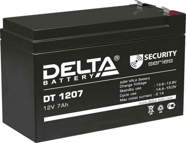 Аккумулятор Delta DT 1207 Аккумулятор Delta DT 1207