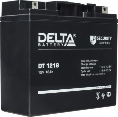 Аккумулятор Delta DT 1218 Аккумулятор Delta DT 1218
