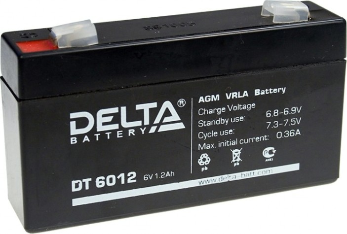 Аккумулятор Delta DT 6012 Аккумулятор Delta DT 6012