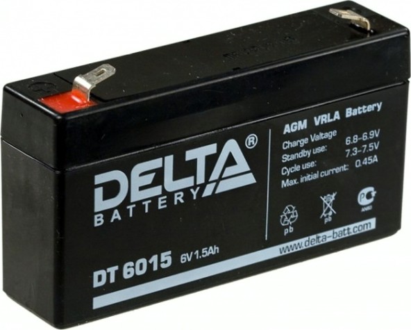 Аккумулятор Delta DT 6015 Аккумулятор Delta DT 6015