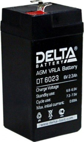 Аккумулятор Delta DT 6023 Аккумулятор Delta DT 6023