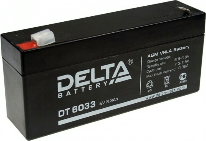 Аккумулятор Delta DT 6033 Аккумулятор Delta DT 6033