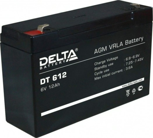 Аккумулятор Delta DT 612 Аккумулятор Delta DT 612