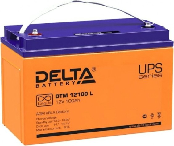 Аккумулятор Delta DTM 12100 L