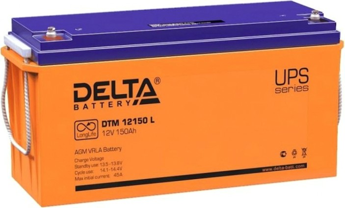 Аккумулятор Delta DTM 12150 L Аккумулятор Delta DTM 12150 L