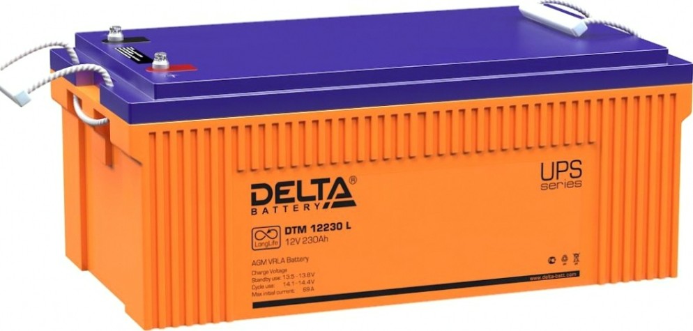 Аккумулятор Delta DTM 12230 L Аккумулятор Delta DTM 12230 L