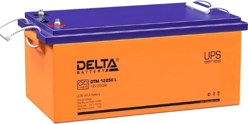 Аккумулятор Delta DTM 12250 L Аккумулятор Delta DTM 12250 L