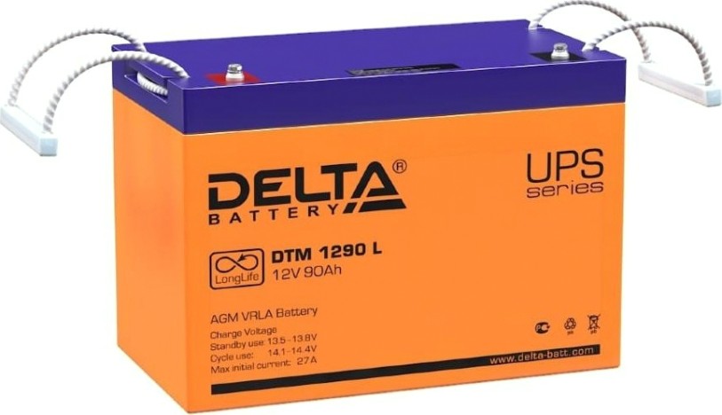 Аккумулятор Delta DTM 1290 L Аккумулятор Delta DTM 1290 L