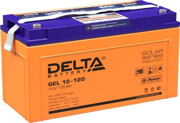 Аккумулятор Delta GEL 12-120 (AGM+GEL)