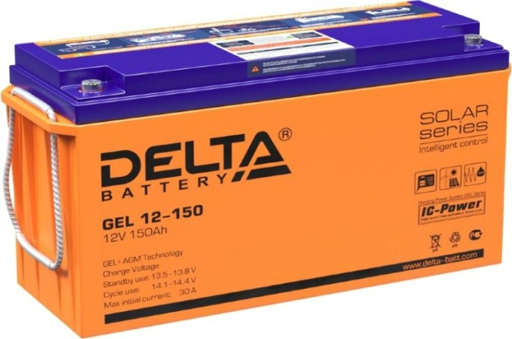 Аккумулятор Delta GEL 12-150 (AGM+GEL)