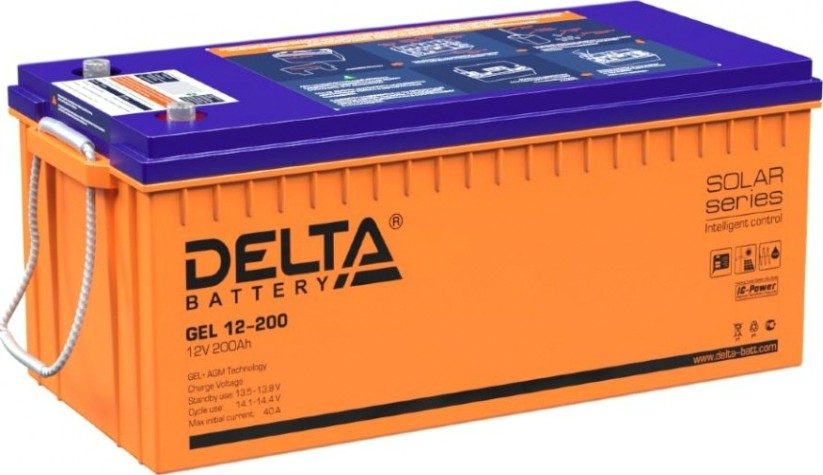 Аккумулятор Delta GEL 12-200 (AGM+GEL)