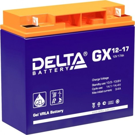 Аккумулятор Delta GX 12-17 (GEL)