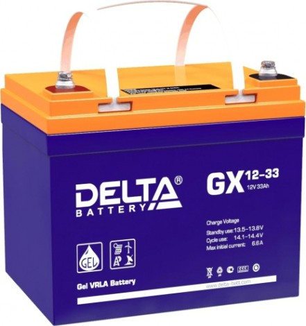 Аккумулятор Delta GX 12-33 (GEL)