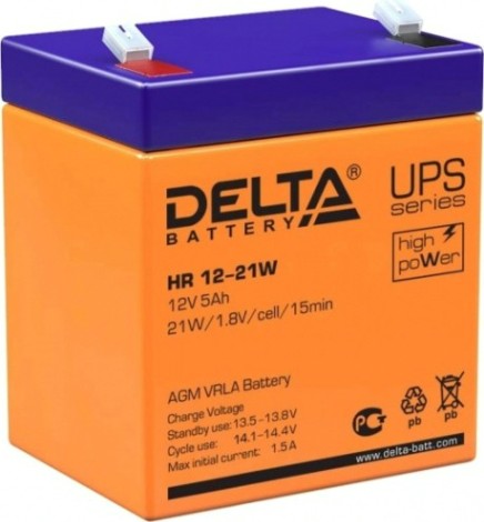 Аккумулятор Delta HR 12-21 W Аккумулятор Delta HR 12-21 W