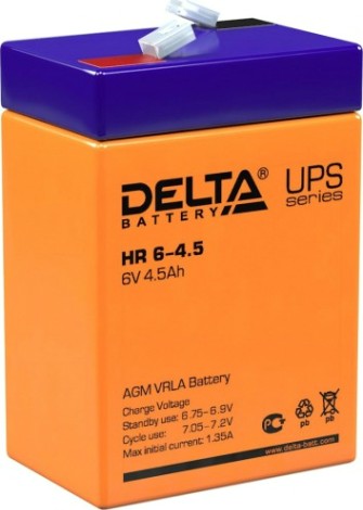 Аккумулятор Delta HR 6-4.5 Аккумулятор Delta HR 6-4.5