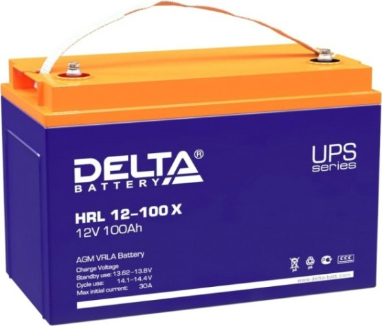 Аккумулятор Delta HRL 12-100 X Аккумулятор Delta HRL 12-100 X