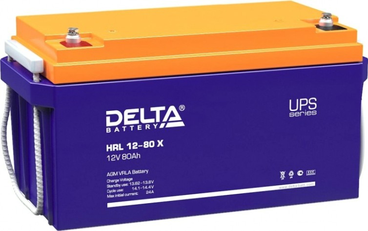 Аккумулятор Delta HRL 12-80 X [HRL 12-80 X (типоразмер)]