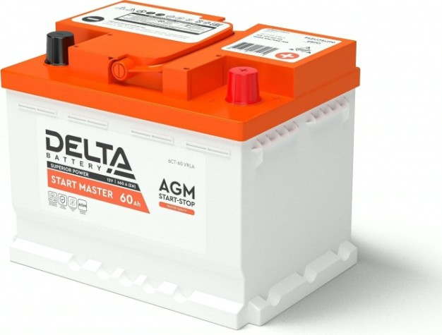 Аккумулятор Delta START MASTER 60 Ah AGM [DELTA START MASTER 60 Ah AGM]
