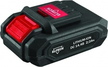 Аккумулятор ELITECH 14,4V 2.0 Ач Li-Ion 1820.098500 192574 Аккумулятор ELITECH 14,4V 2.0 Ач Li-Ion 1820.098500 192574