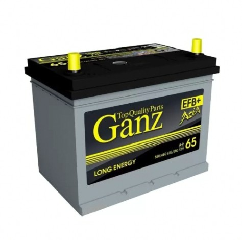 Аккумулятор GANZ ASIA EFB 65 A/ч обратная R+ 232x175x225 EN550 A [GAEFBA650]