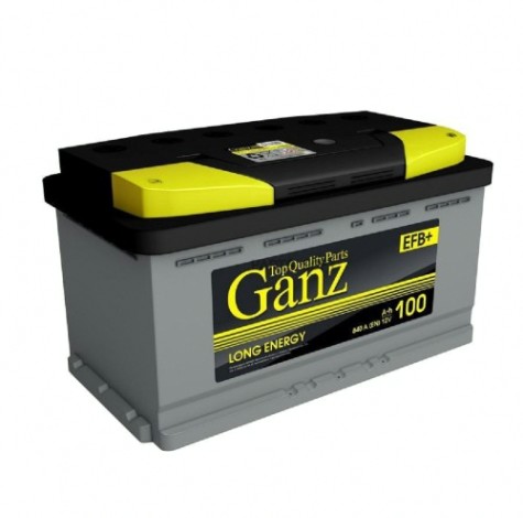 Аккумулятор GANZ EFB 100 A/ч обратная R+ 352x175x190 EN840 A [GAEFB1000]