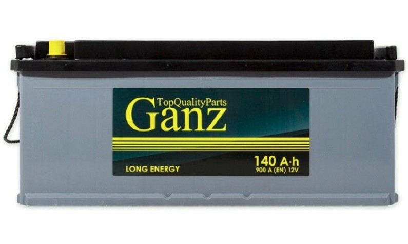 Аккумулятор GANZ Standart 140 A/ч R+ 514x175x210 EN900 A [GA1404]